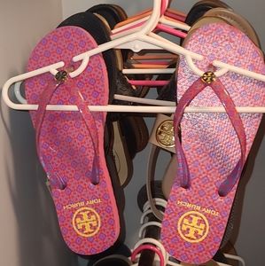 Tory Burch thin strap flip flop